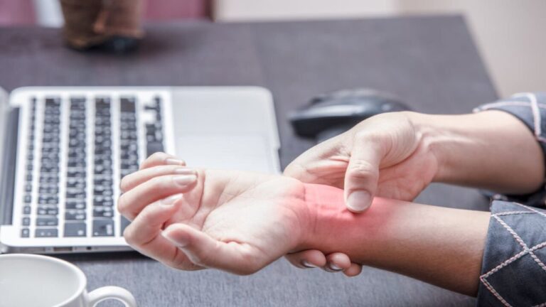 Woman Suffering from Wrist Pain