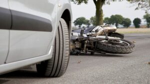 Accident Between Car and Motorcycle